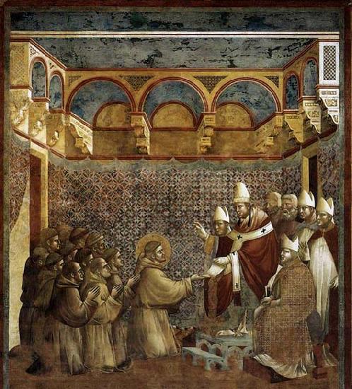 GIOTTO di Bondone Confirmation of the Rule Norge oil painting art